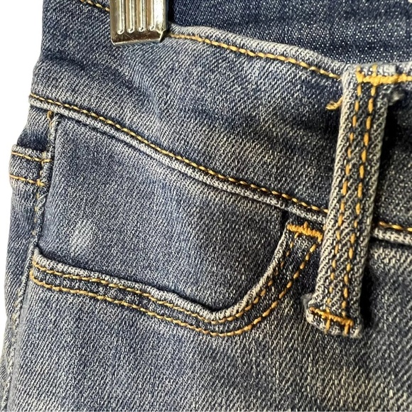 Old Navy Girls Jeans Size 8 Extra High Rise Ballerina Jegging Frayed Hem Stretch - Picture 9 of 10